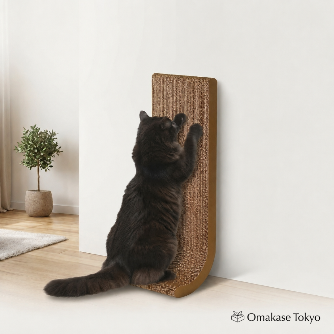 Nyans Double-Sided Cat Scratcher, Vertical J-Type