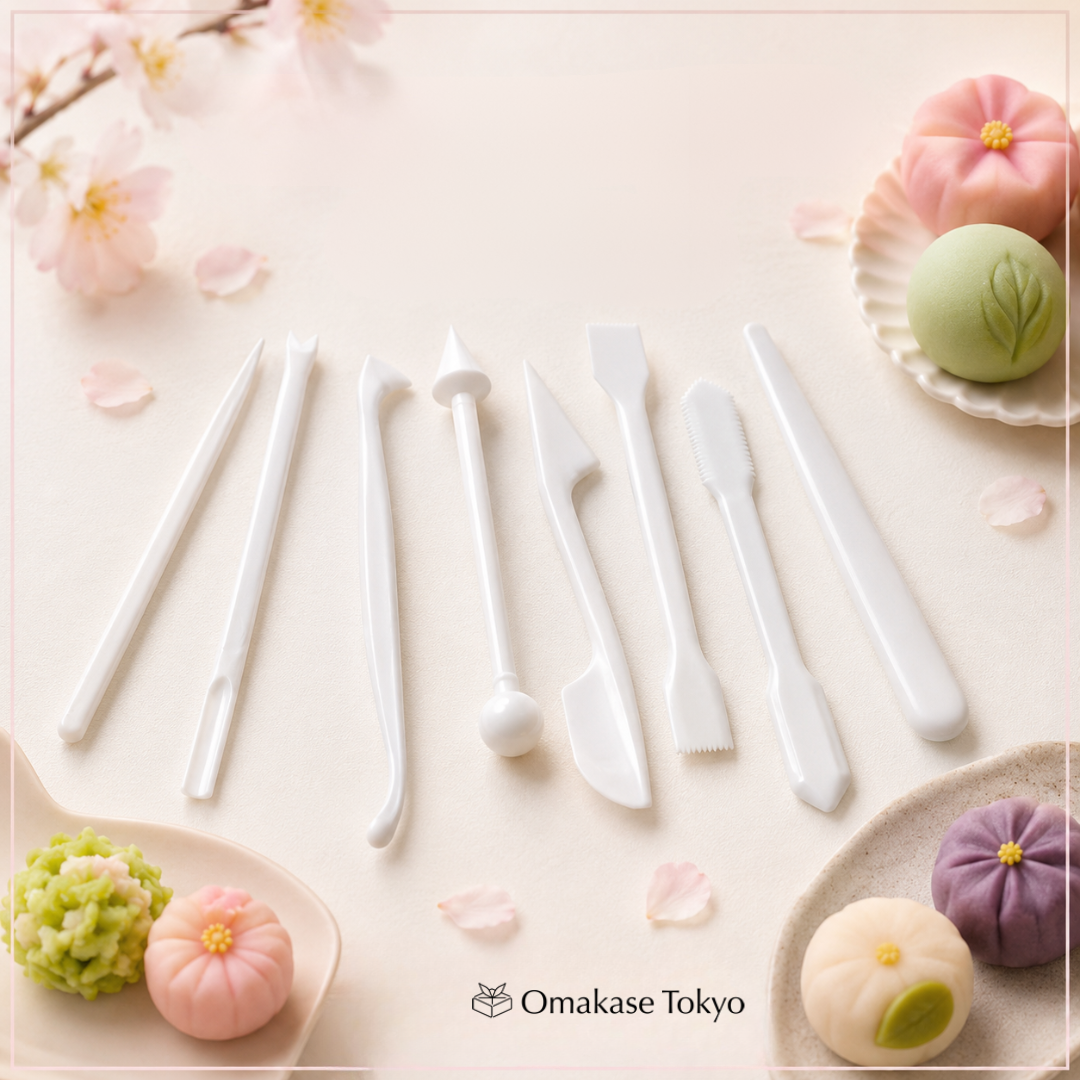 Kai House SELECT Japanese Sweets Handicraft Tools, Round Bar Set