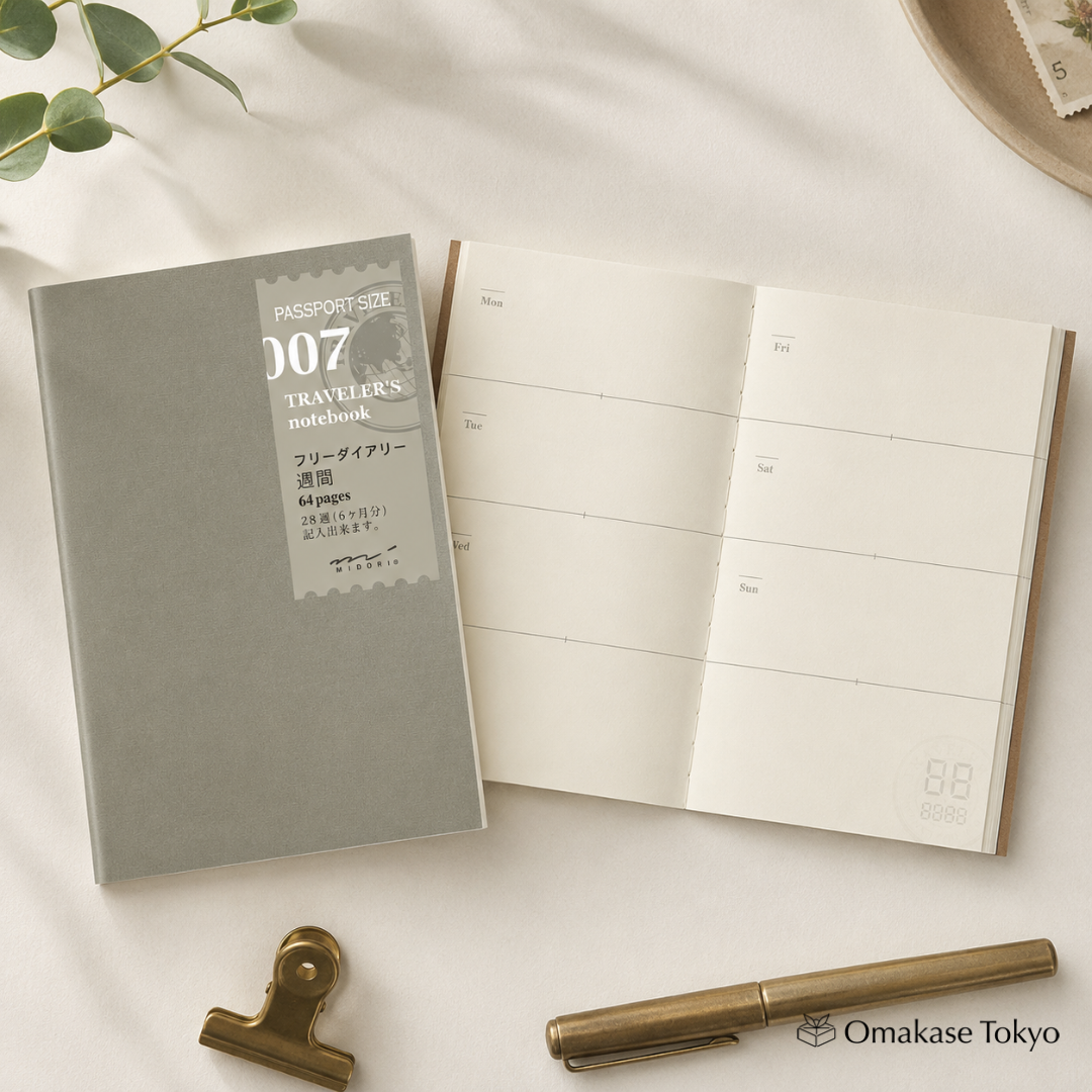 Traveler’s Notebook Passport Size Weekly Free Refill #14327006