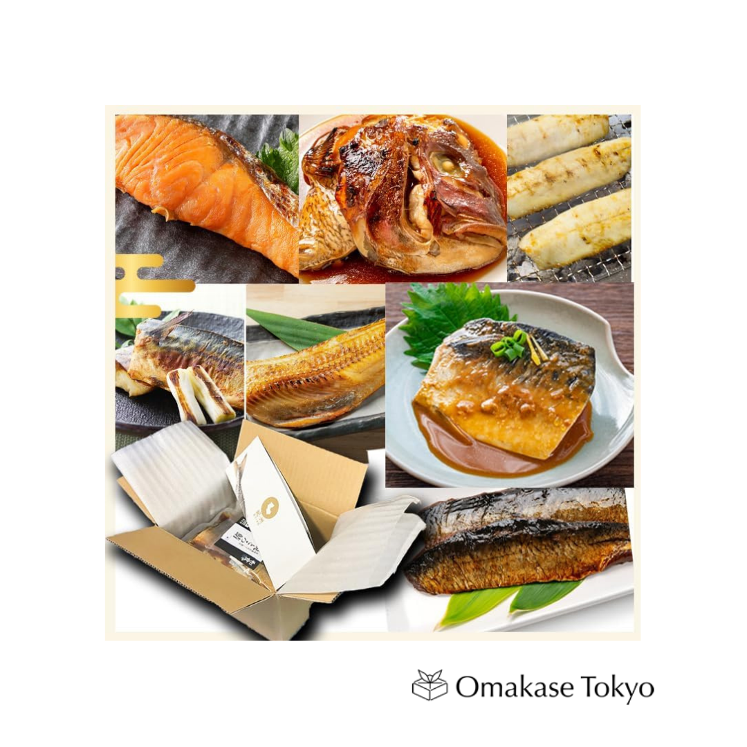 Kishu Takashita Seafood Retort Fish Set – 6 Types, 7 Servings