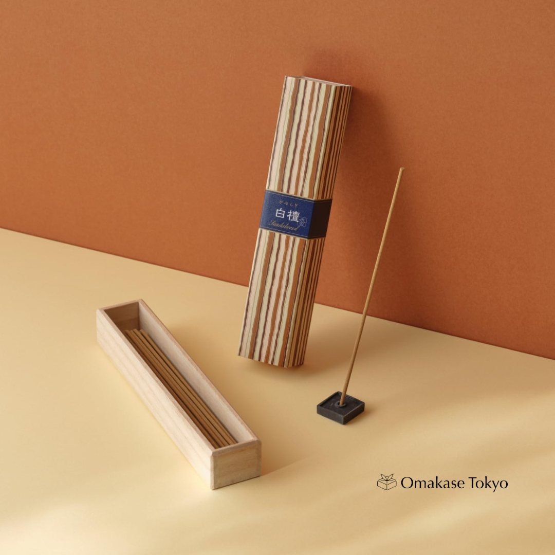 Nippon Kodo Kayuragi Sandalwood Incense with Stand – 40 Sticks