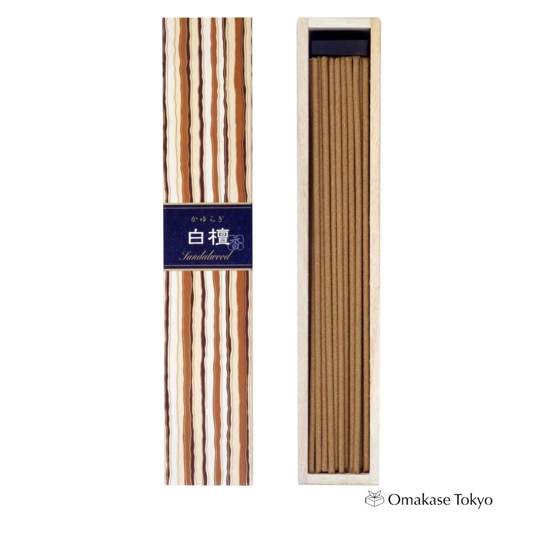 Nippon Kodo Kayuragi Sandalwood Incense with Stand – 40 Sticks