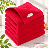 Japanese Exfoliating Towel – Imabari Nico Face Towels Set of 5