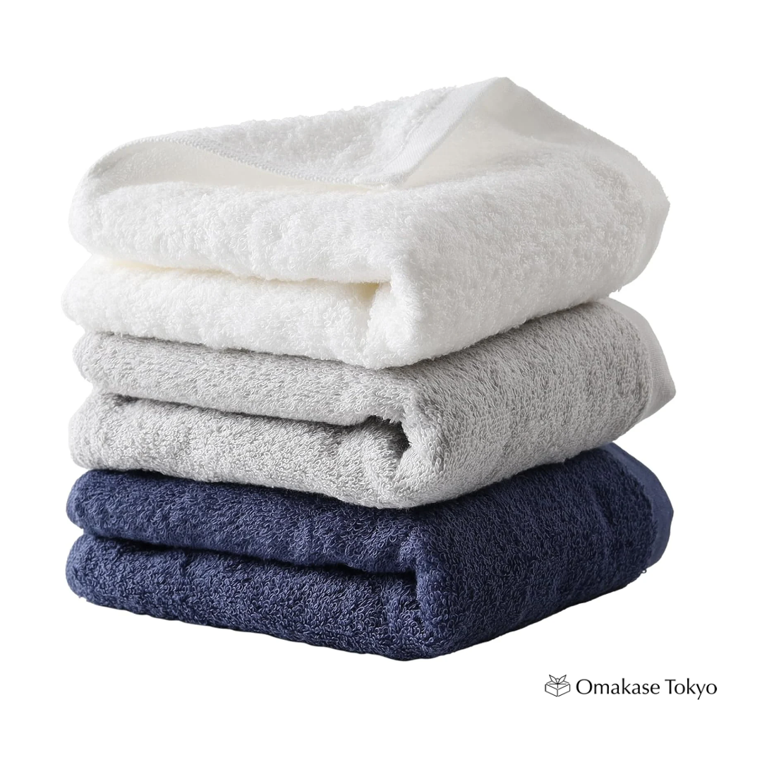 Japanese Exfoliating Towel – YORITO Imabari Face Towel Set of 3