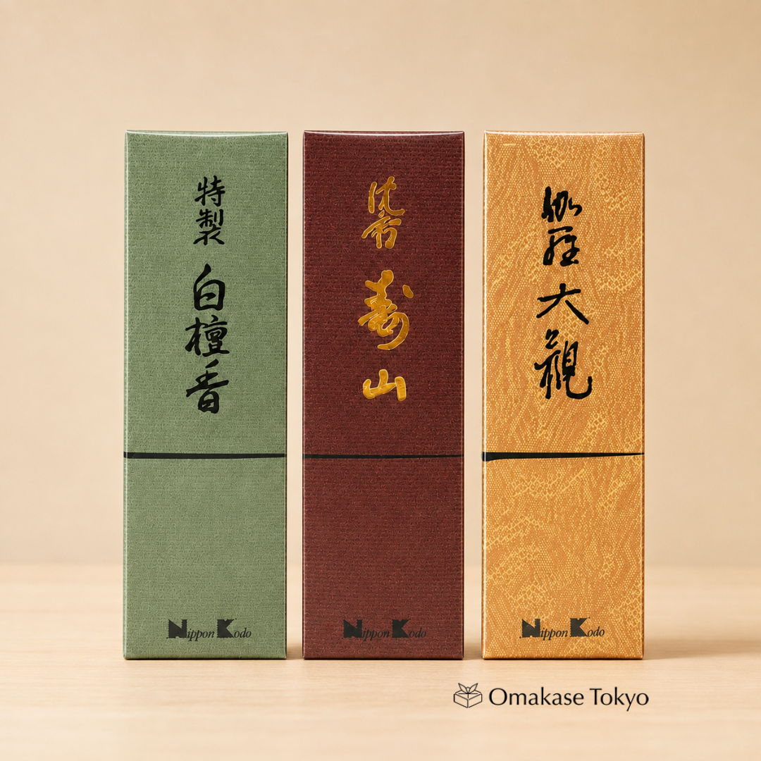 Nippon Kodo Premium Incense Stick Set – 3 Types