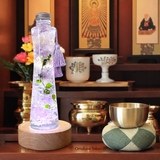 Florist Leman Preserved Flower & Incense Memorial Gift Set with LED Base
