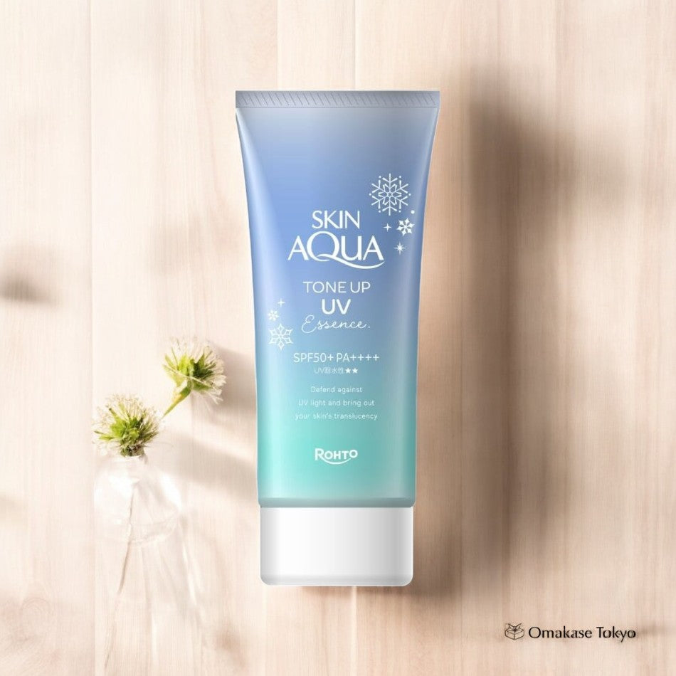 ROHTO Skin Aqua Tone Up UV Essence Blue
