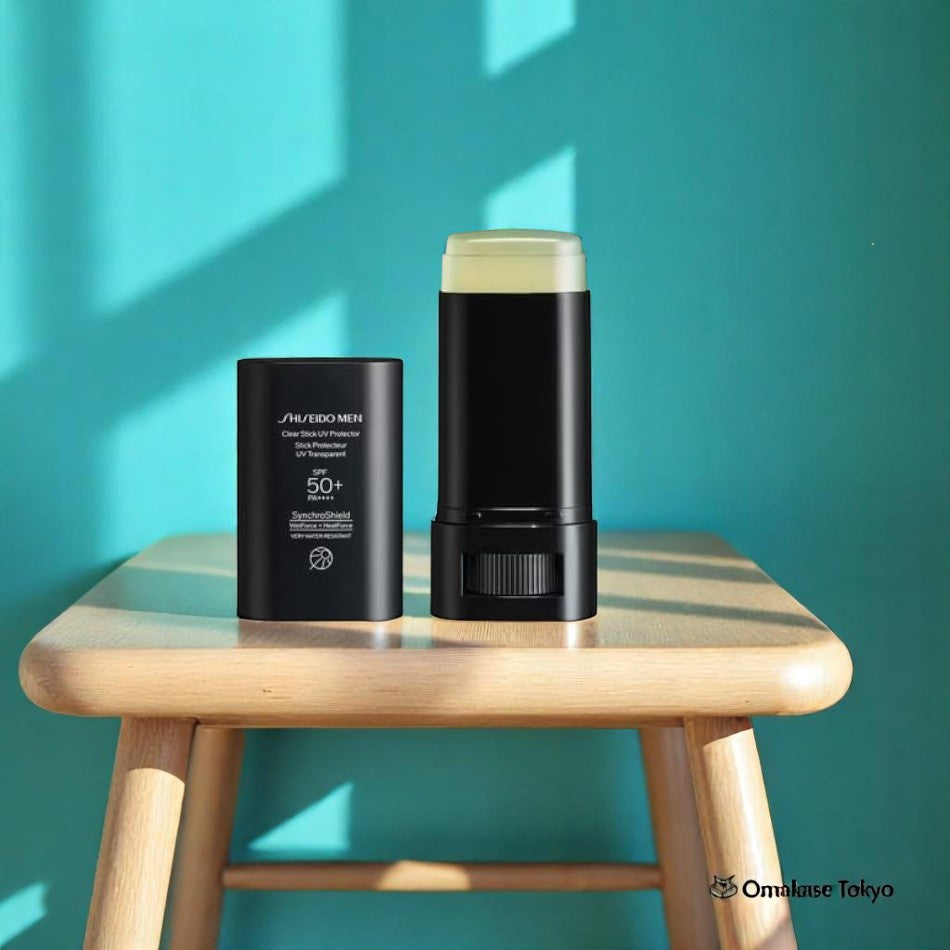 Shiseido Men Clear Stick UV Protector Transparent Sunscreen SPF50+