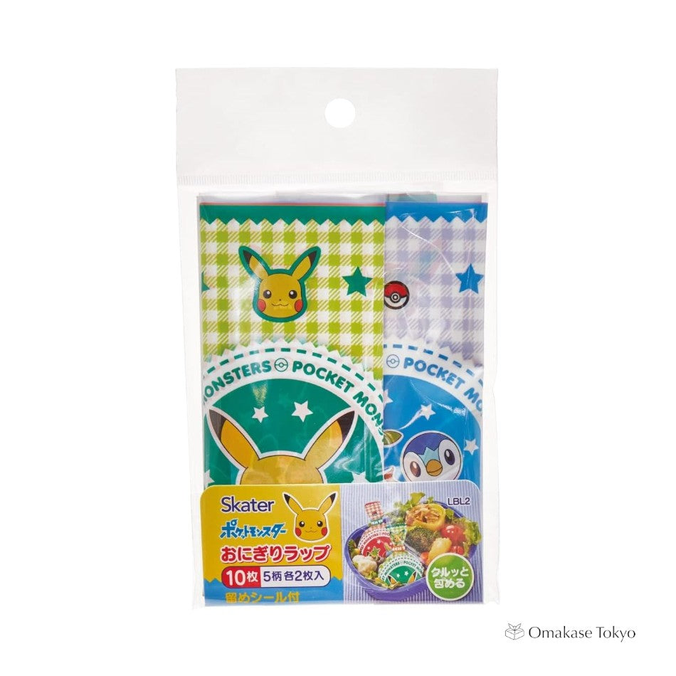 Patineur Pokémon Onigiri Boule de Riz Wrap 10 Pièces