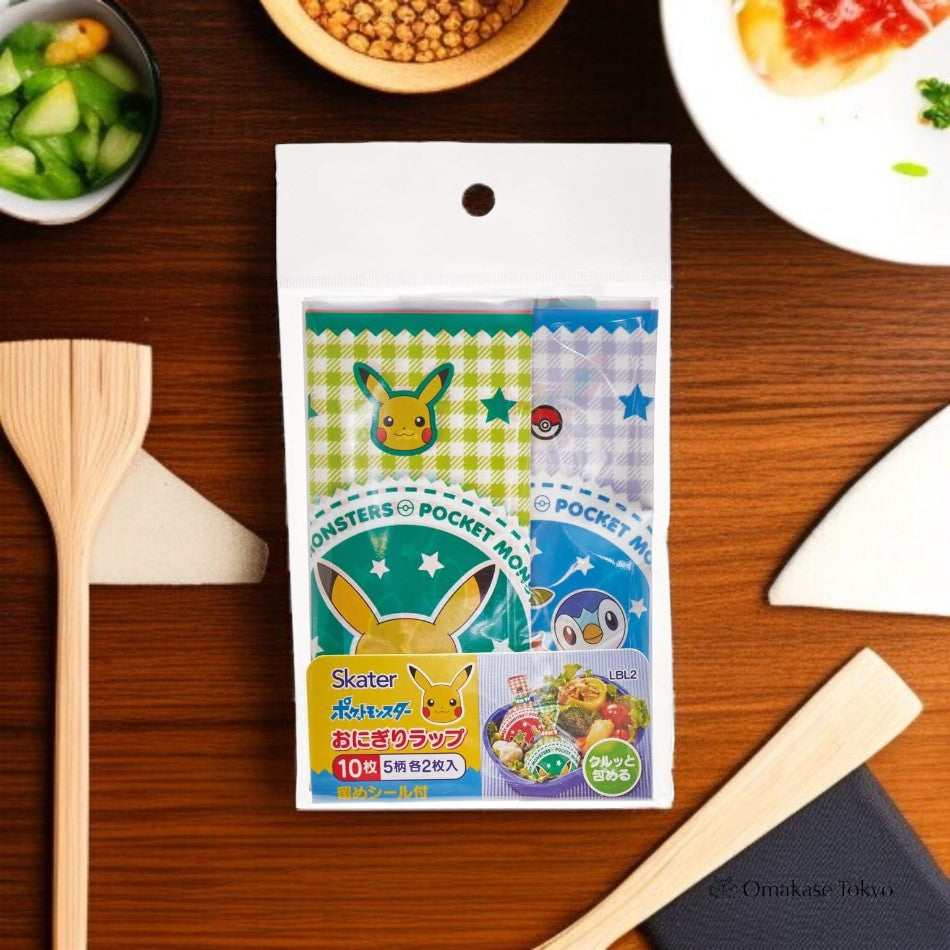 Skater Pokémon Onigiri Rice Ball Wrap 10 Pieces – Omakase Tokyo
