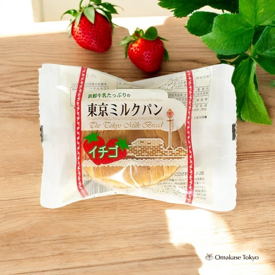 Kanda Satsukido Tokyo Milk Bread Strawberry Flavor (12 Pieces)