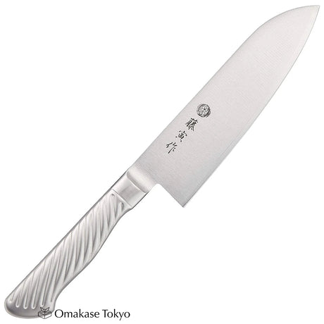 Tojiro Fujitora DP Cobalt All Metal Santoku Knife 170mm FU-895