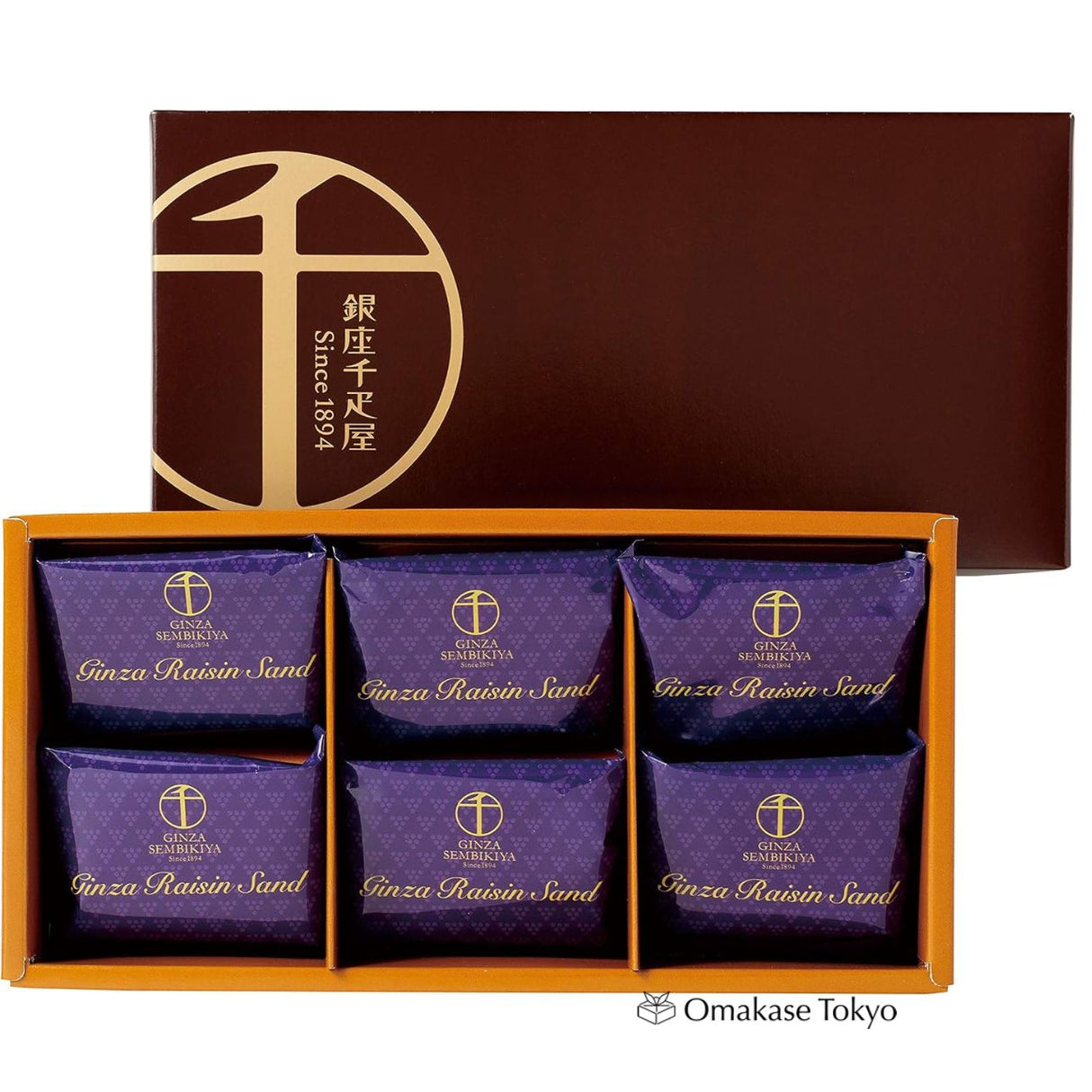 Ginza Sembikiya Fruit Raisin Sand Cookie (6piece)
