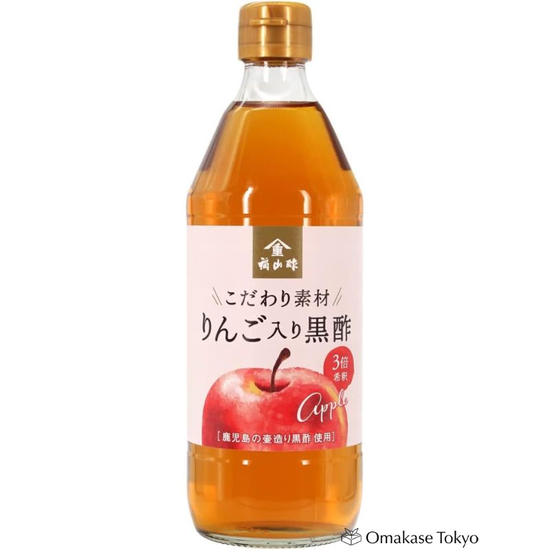 Yamashige Fukuyama Kurozu Black Vinegar with Aomori Apple Juice (500ml)