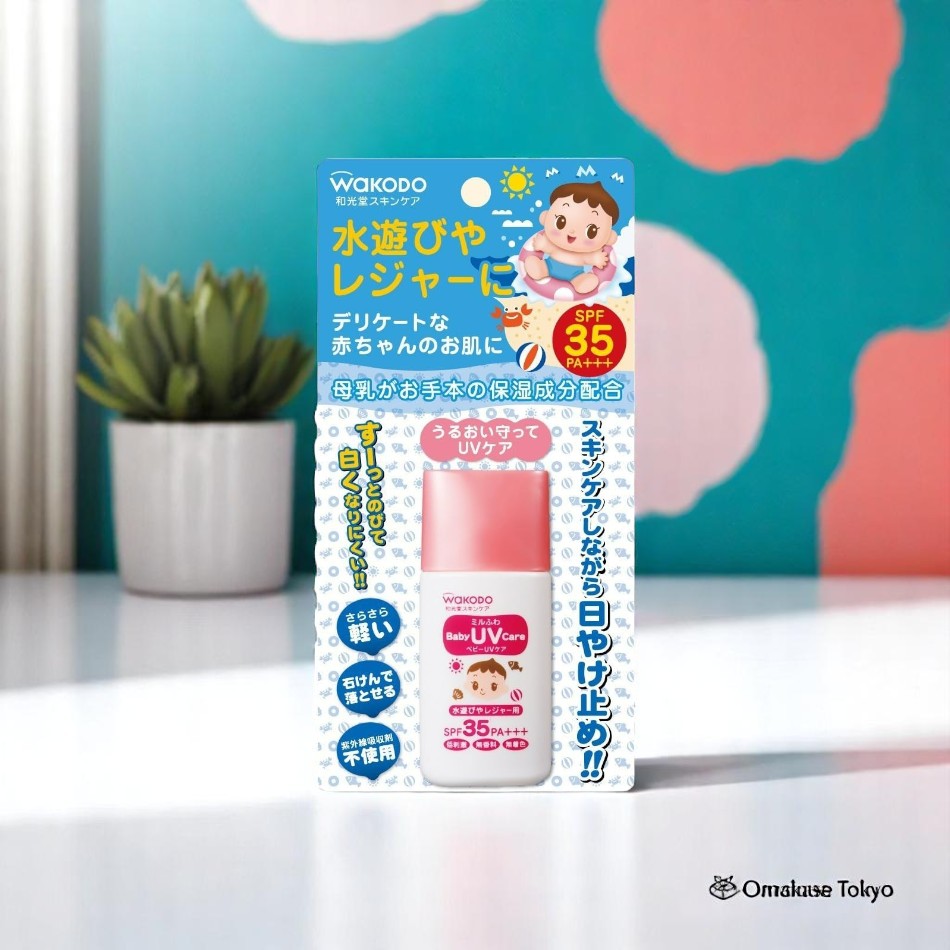 Wakodo Mirufuwa Baby UV Care Sunscreen SPF35