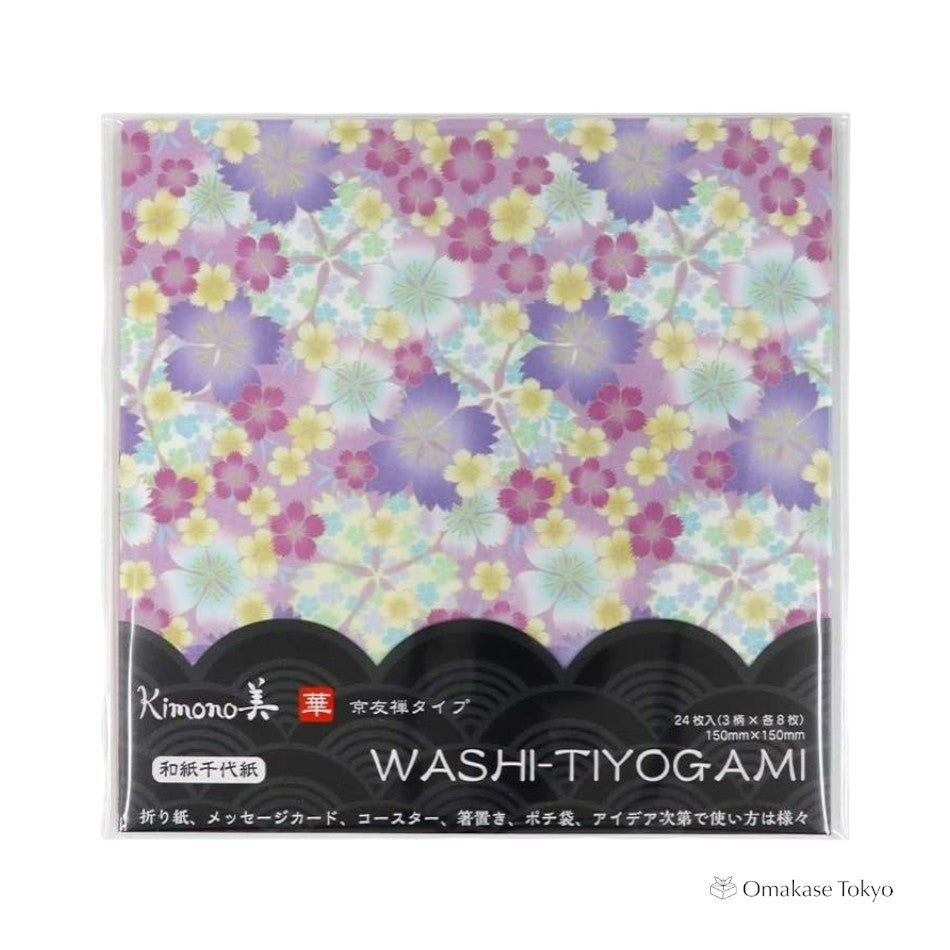 Japanese Washi Chiyogami Flower 3 Types
