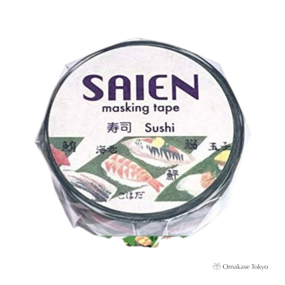 Ruban de masquage japonais Washi Sushi