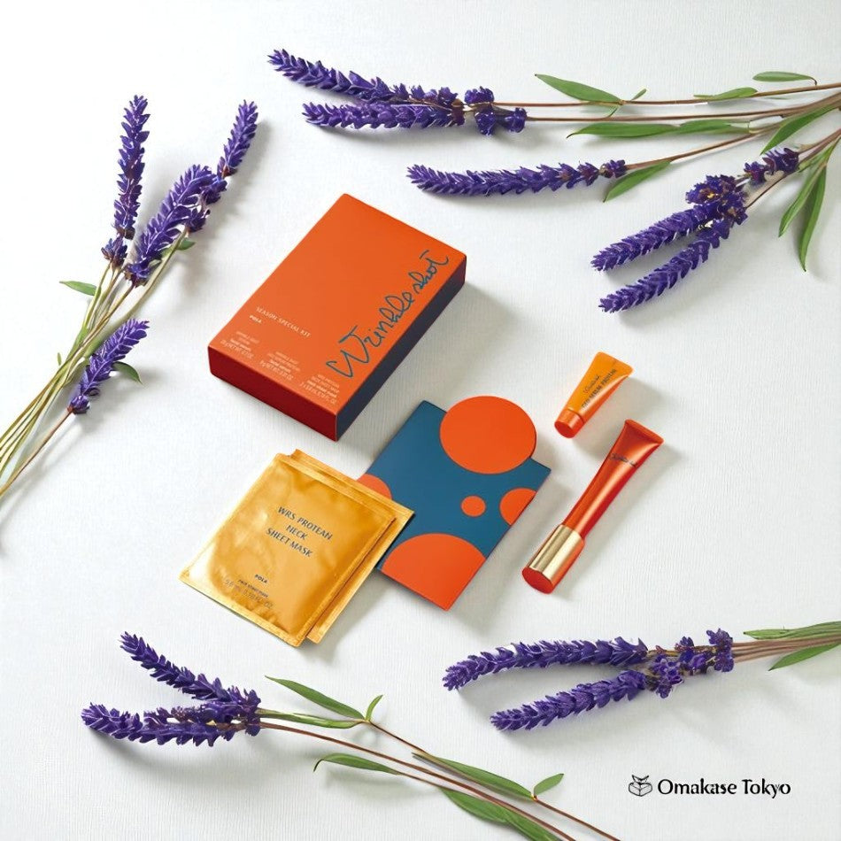 パック・フェイスマスク POLA WRINKLE SHOT SEASON SPECIAL KIT Wrinkle Shot Season Special Kit Facecare Set – Omakase Tokyo
