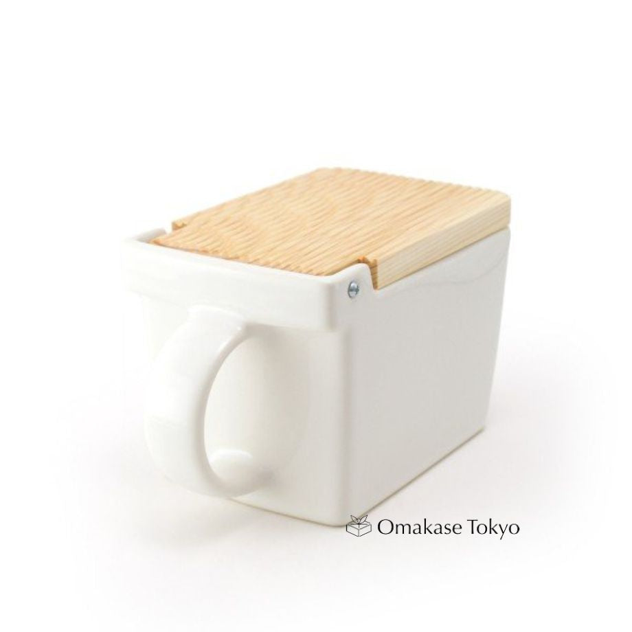 ZERO JAPAN Kitchen Container White BST17 WH  Salt Box
