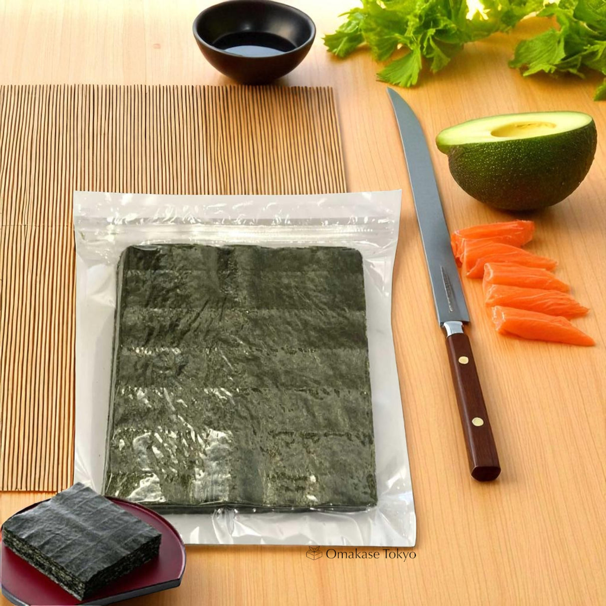 Nori Full-Size Roasted Seaweed Bulk 50 Sheets