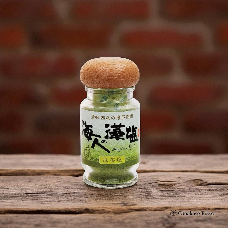 Bouteille de table de sel d'algues Ama (sel de matcha)