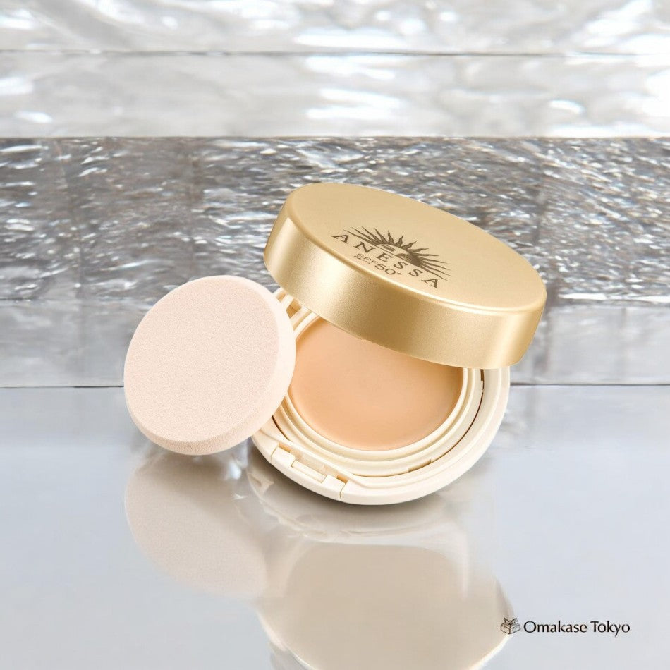 Fond de teint tout-en-un Anessa (savon aux agrumes, ocre)