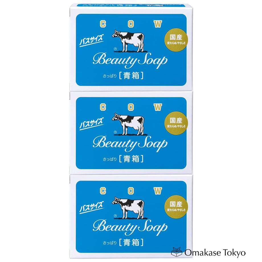 Cow Brand Blue Box Soap Aobako (3 Bars) – Omakase Tokyo