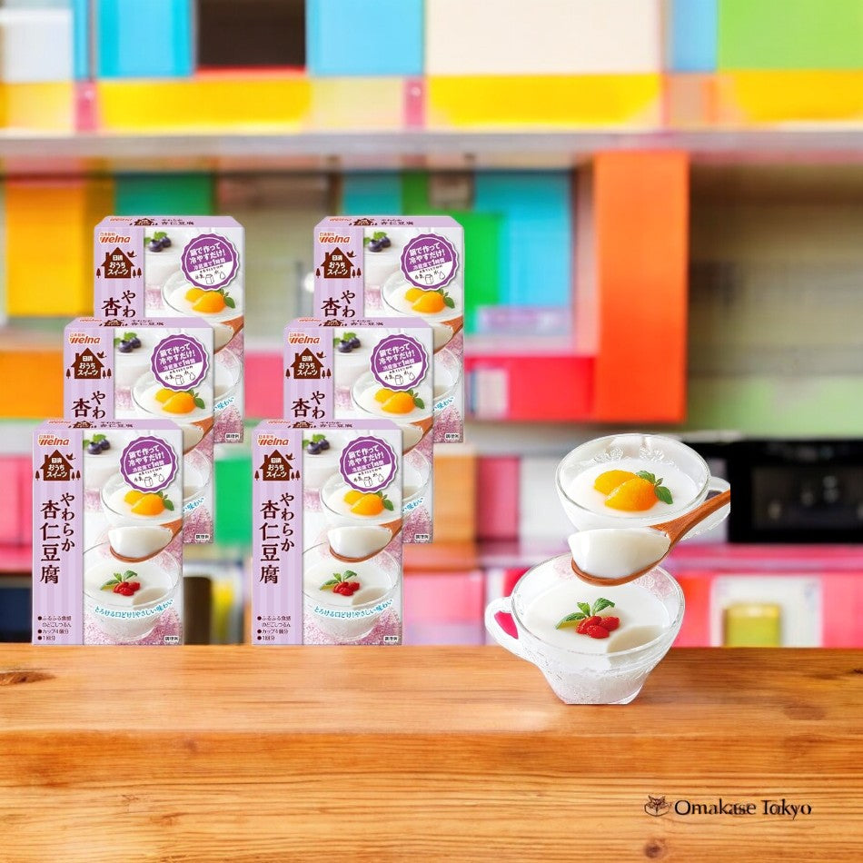 Nissin Welna Soft Apricot Tofu Mix 6 Boxes