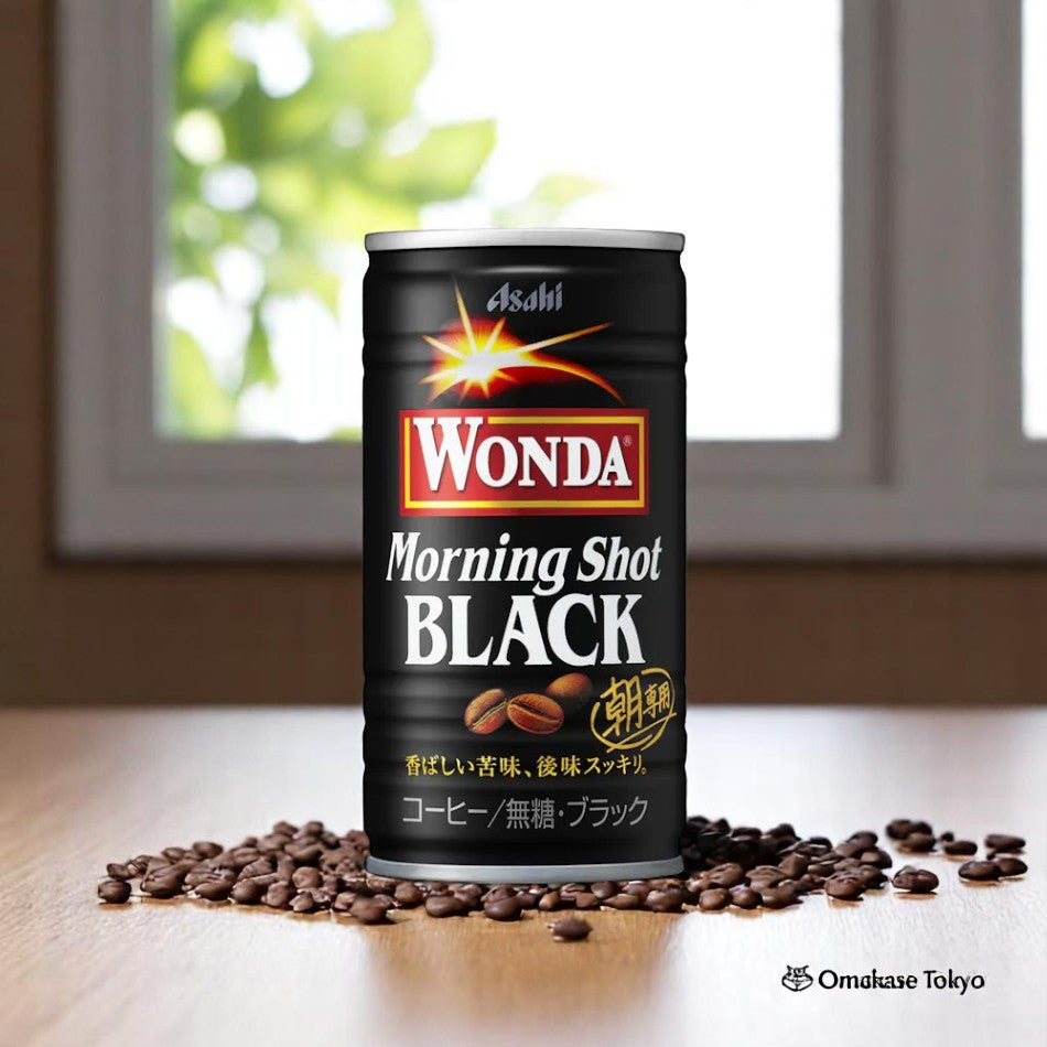 Asahi WONDA Morning Shot Black Coffee 30 Pack