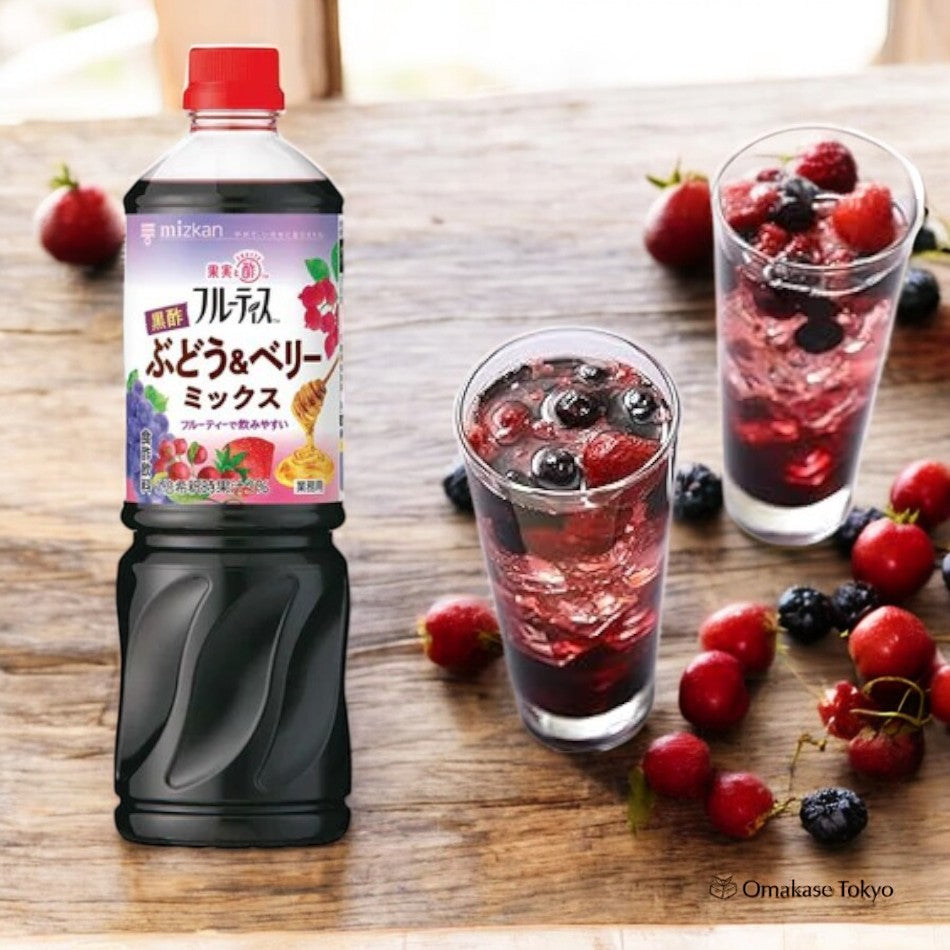 Mizkan Fruitis Black Vinegar Grape & Berry – Omakase Tokyo