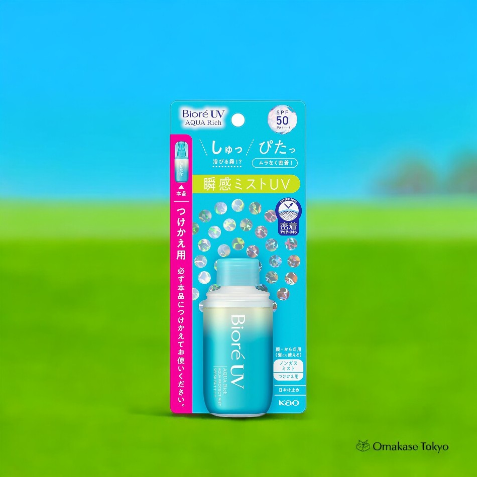 Biore UV Aqua Rich Aqua Protect Mist Refill Mist Sunscreen SPF50 Refill Pack