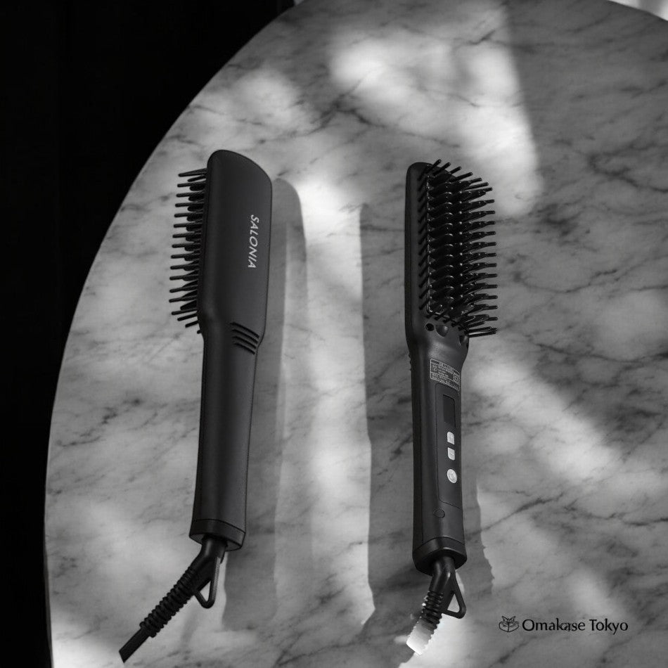 Salonia Straight Heat Brush Black – Omakase Tokyo