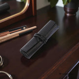 Acacia Style Roll Pen Case – Genuine Leather