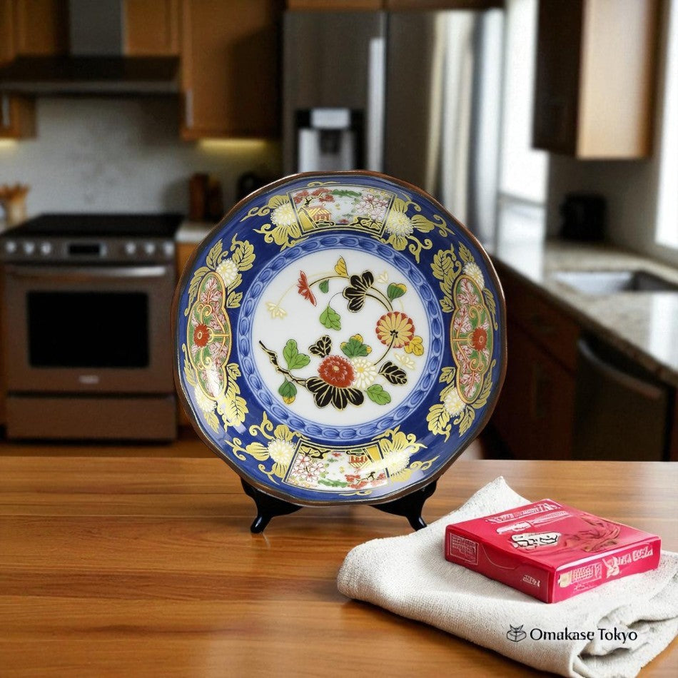 Aritayaki Kojo Imari Octagonal Plate (Monogo Imari Color)
