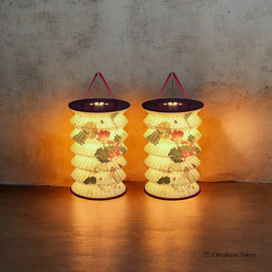Ensemble de mini lanternes Bon japonaises modernes
