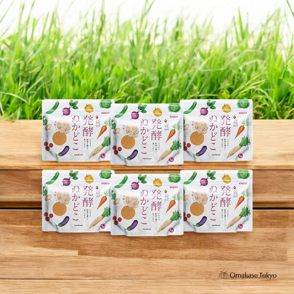 Marukome Plus Koji Fermented Rice Bran 6 Packs