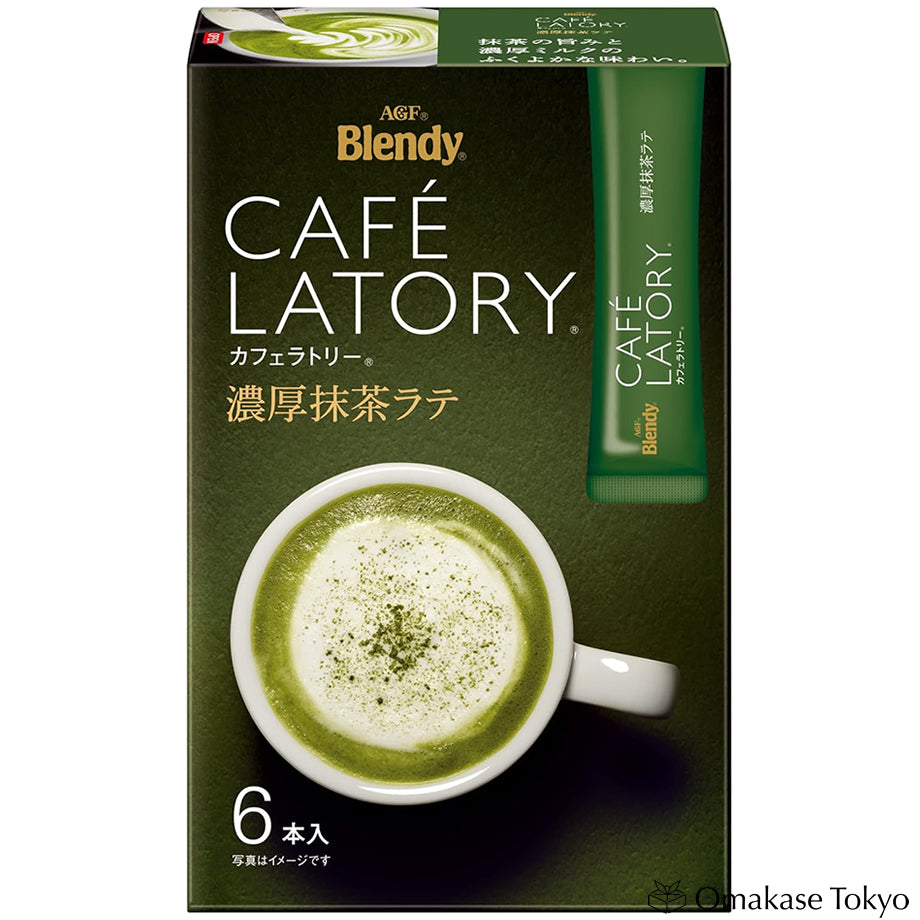 Blendy Cafe Latory Matcha Latte Powder – 6 Sticks