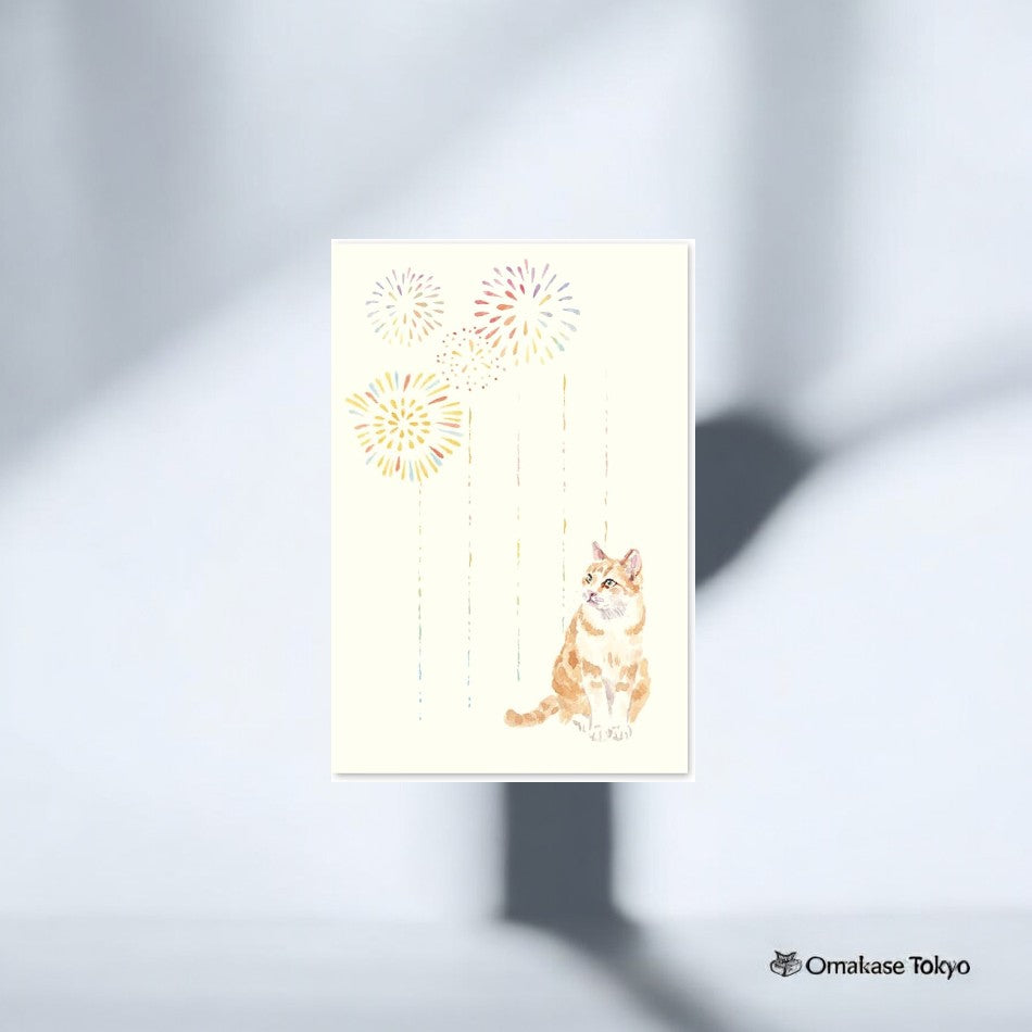 Carte postale saisonnière Medetaya Washi – Plein été