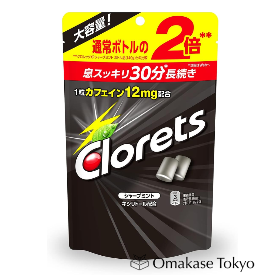 Clorets Sharpmint Stand Pouch Gum Large Capacity 280g