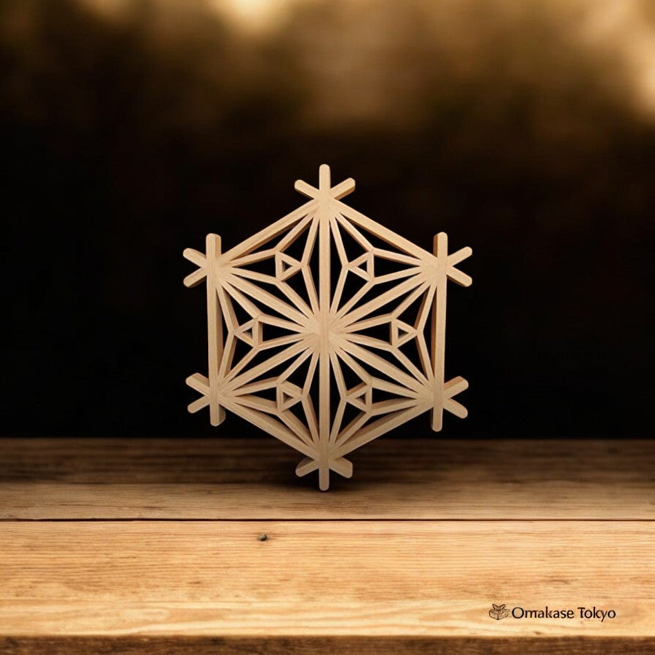 Kumiko Coaster – Finition biseautée