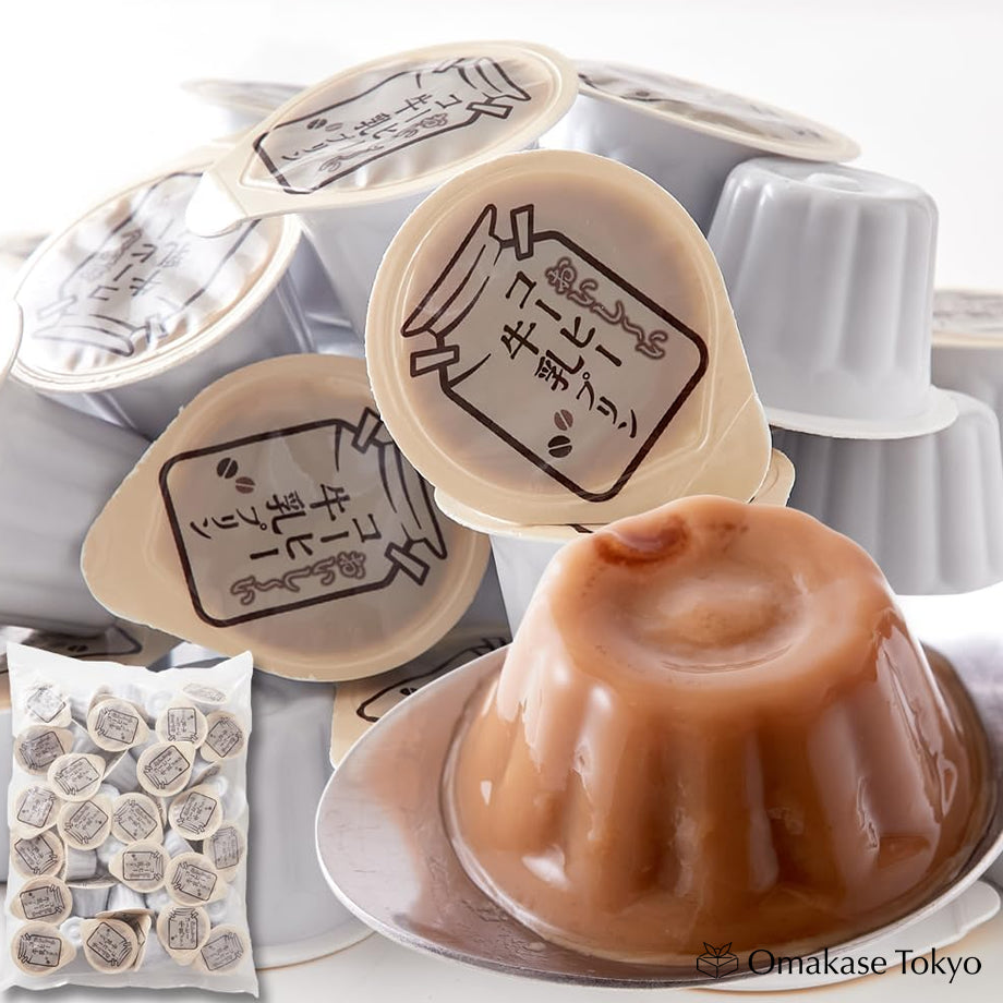 Tennen Seikatsu One Bite Coffee Milk Pudding 40 Pieces