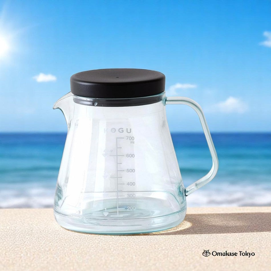 Serveur à café transparent incassable Shimomura