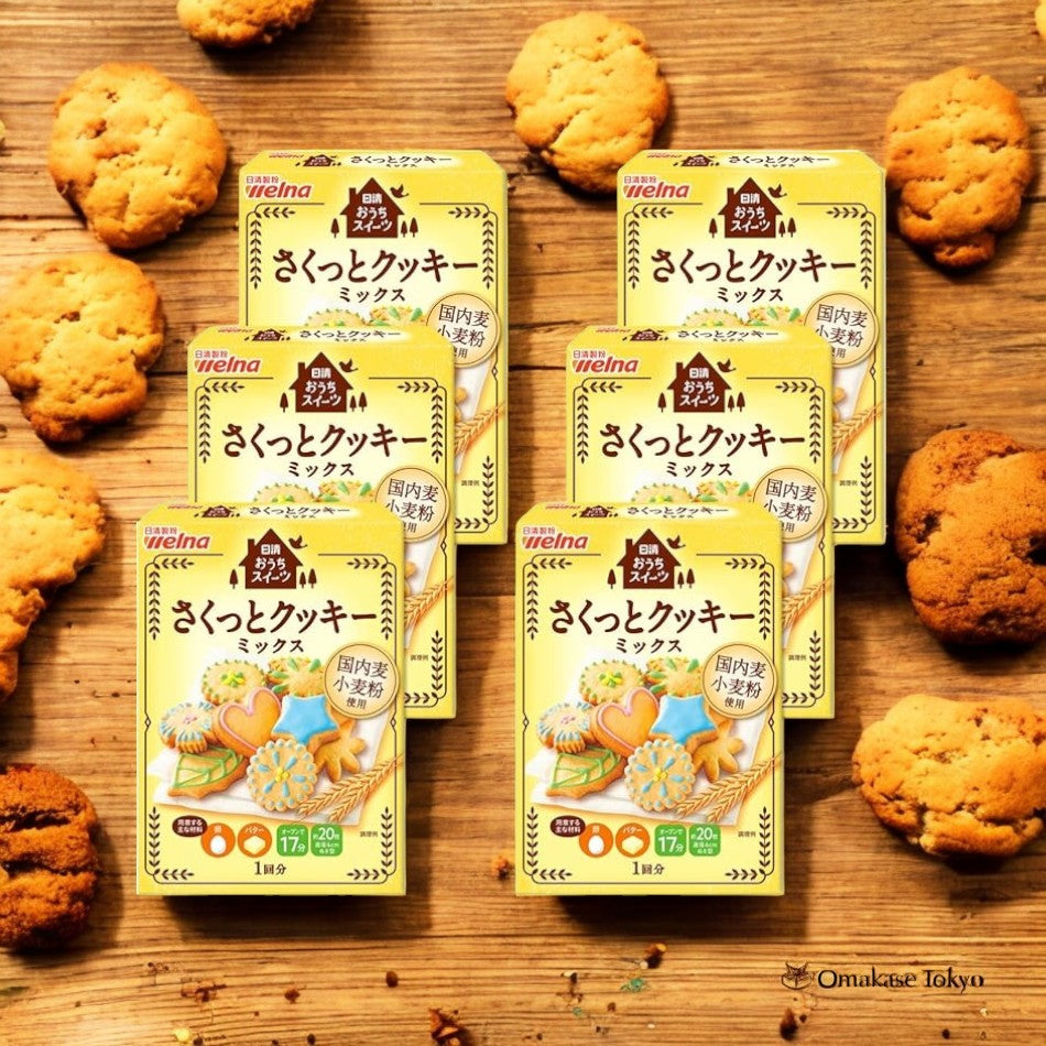 Nissin Welna Crunchy Cookie Mix 6 Boxes