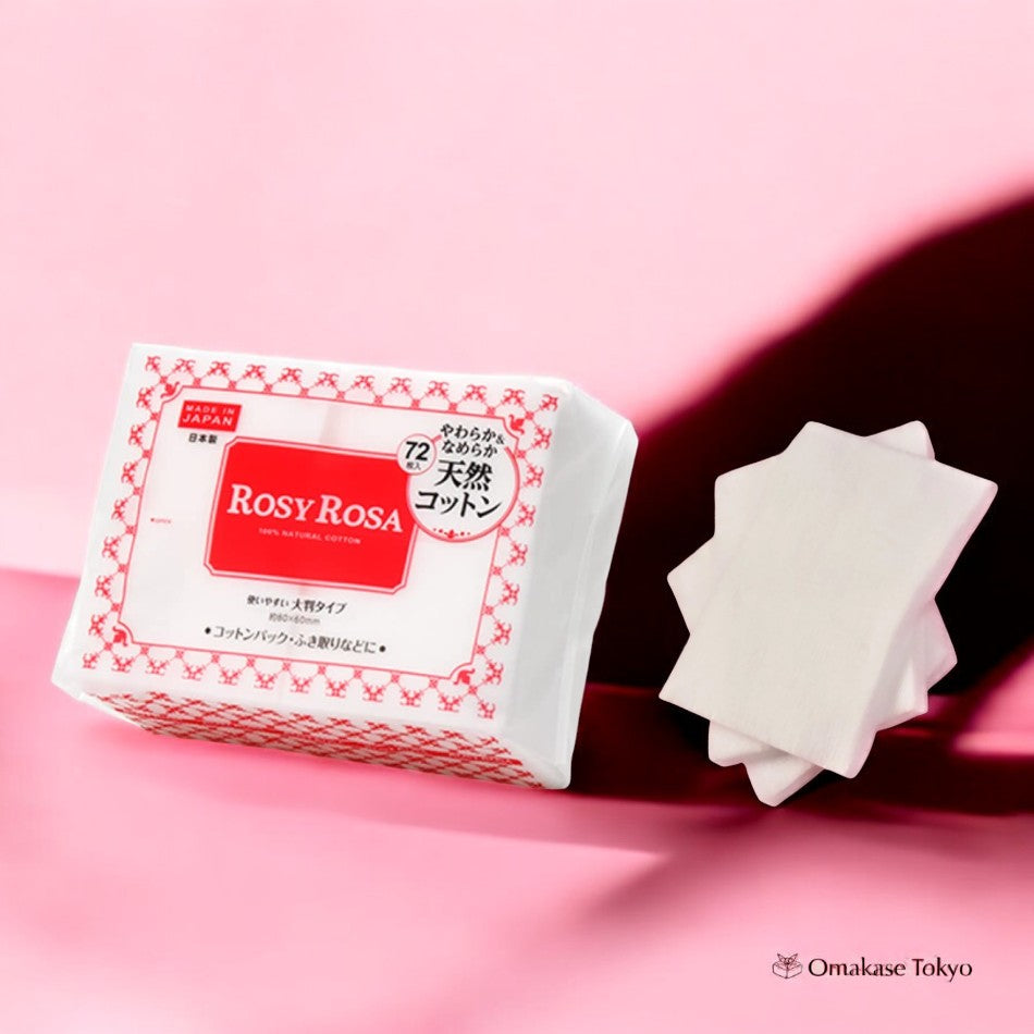 ROSY ROSA Large Cotton Pads 72 Sheets