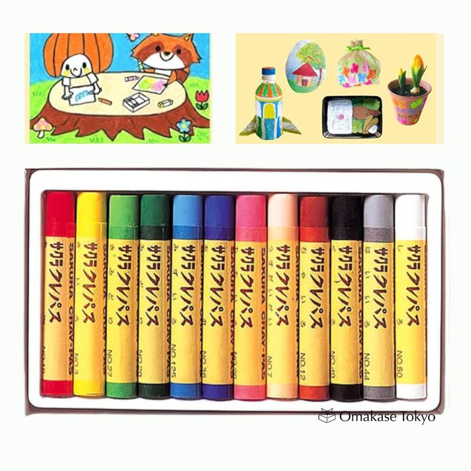 Sakura Craypas 12 Color Set – Omakase Tokyo