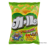 Meiji Karl Cheese Curls Corn Puff Snack (Box of 10 Bags)