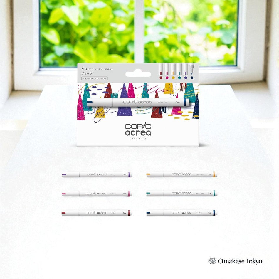 Ensemble de marqueurs Copic-6 couleurs