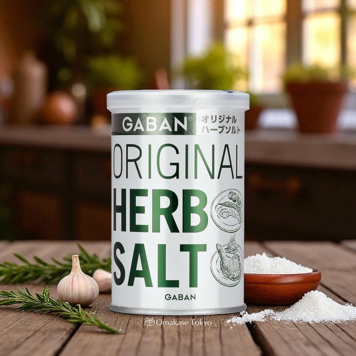 Original Herb Salt French Rock Salt with Select Herbs Blend 60g