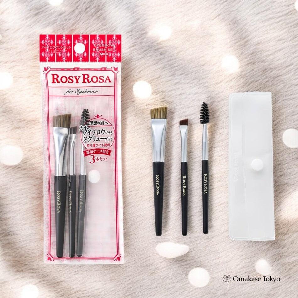 ROSY ROSA Mini Eyebrow Brush Set