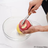 Kitchen 304 I-Shape Stainless Steel Wooden Handle Peeler Vegetable Fruit